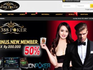 m388poker - bonus new member 50%