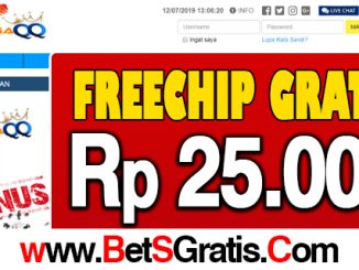 JinggaQQ Freechip Gratis Rp 25.000 Tanpa Deposit