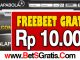 PalapaBola Freebet Gratis Rp 10.000 Tanpa Deposit