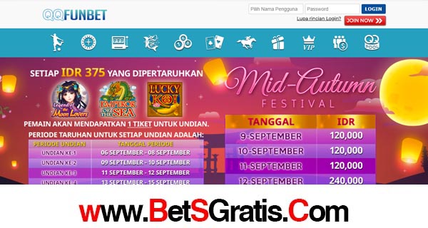 QQFUNBET Welcome Cashback 100%