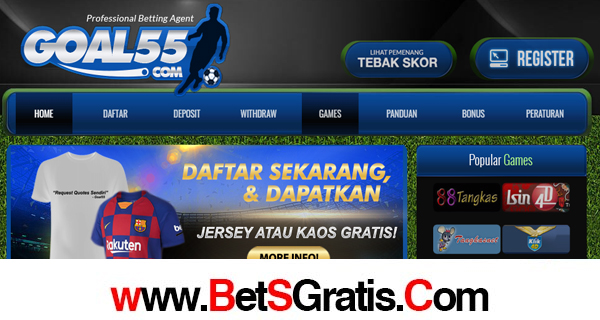 GOAL55 - FREE JERSEY EKSKLUSIF GOAL55