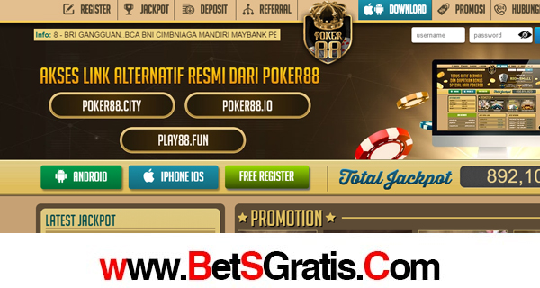 Link Alternatif Poker88