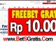 TwinBET Freebet Gratis Rp 10.000 Tanpa Deposit 1