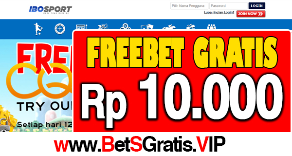 IBOSport Freebet Gratis Rp 10.000 Tanpa Deposit