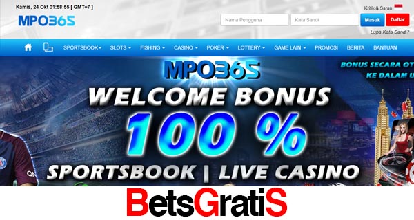 MPO365 Bonus New Member 100%