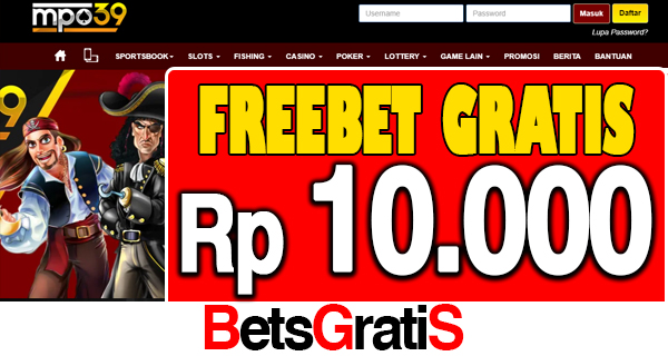 MPO39 Freebet Gratis Rp 10.000 Tanpa Deposit