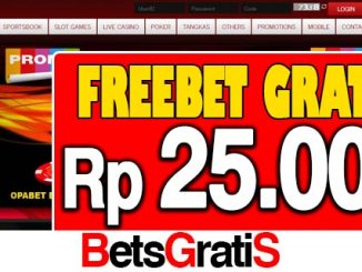 OpaBet Freebet Gratis Rp 25.000 Tanpa Deposit