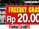 PondokBetting Freebet Gratis Rp 20.000 Tanpa Deposit