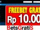 KKToto Freebet Gratis Rp 10.000 Tanpa Deposit