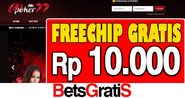 Mpoker77 Freechip Gratis Rp 10.000 Tanpa Deposit