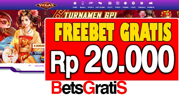 VegasPlay99 Freebet Gratis Rp 20.000 Tanpa Deposit