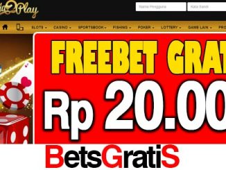 Asia2Play Freebet Gratis Rp 20.000 Tanpa Deposit