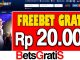 MamiBet Freebet Gratis Rp 20.000 Tanpa Deposit