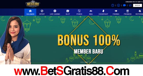 Mega389 Bonus New Member 100%