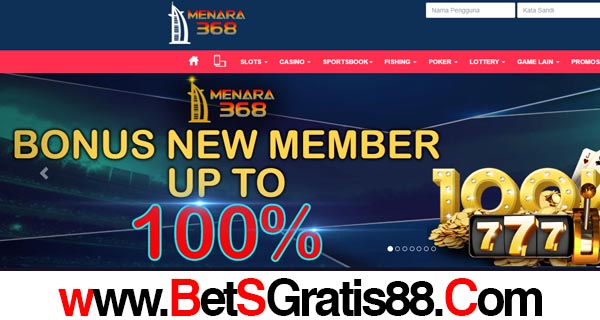 Menara368 Bonus New Member 100%