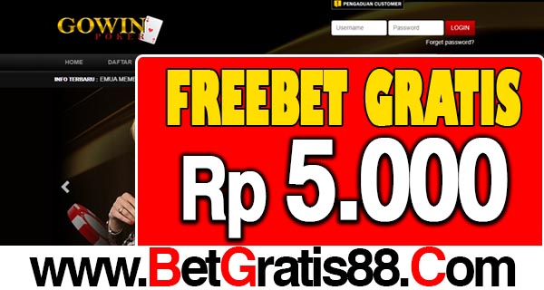 GoWinPoker Freechip Gratis Rp 5.000 Tanpa Deposit