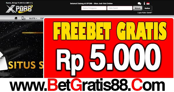 XPO88 Freebet Gratis Rp 5.000 Tanpa Deposit