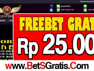 Agent88Bet Freebet Gratis Rp 25.000 Tanpa Deposit