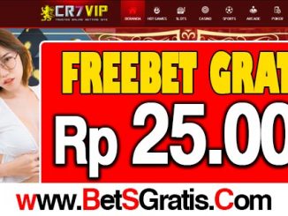 CR7VIP Freebet Gratis Rp 25.000 Tanpa Deposit