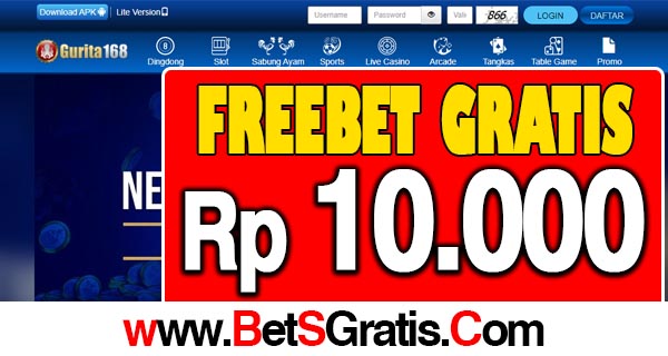 Gurita168 Freebet Gratis Rp 10.000 Tanpa Deposit