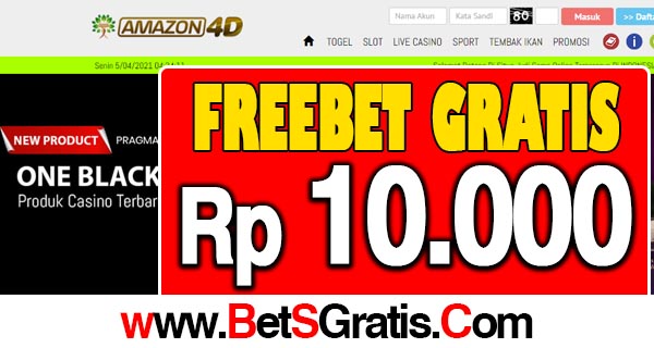 Amazon4D Freebet Gratis Rp 10.000 Tanpa Deposit