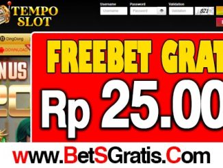 TempoSlot Freebet Gratis Rp 25.000 Tanpa Deposit