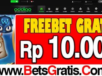 ODDIGO Freebet Gratis Rp 10.000 Tanpa Deposit