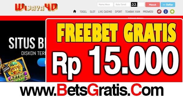 Wijaya4D Freebet Gratis Rp 15.000 Tanpa Depoist