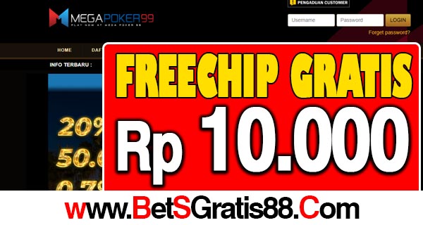 Megapoker99 Freechip Gratis Rp 10.000 Tanpa Deposit