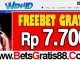 WEN4D Freebet Gratis Rp 7.700 Tanpa Deposit