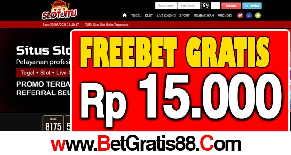 SLOTJitu Freebet Gratis Rp 15.000 Tanpa Deposit