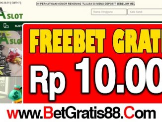 WASlot Freebet Gratis Rp 10.000 Tanpa Deposit