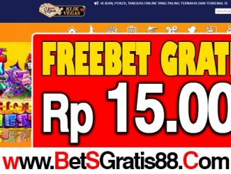 KlikVegas Freebet Gratis Rp 15.000 Tanpa Deposit