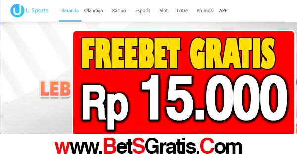 USports Freebet Gratis Rp 15.000 Tanpa Deposit