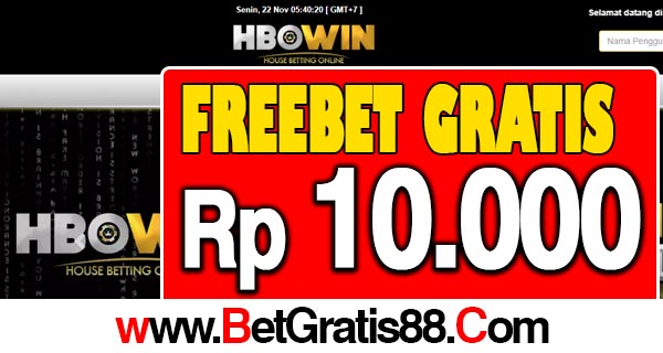 HBOWin Freebet Gratis Rp 10.000 Tanpa Deposit