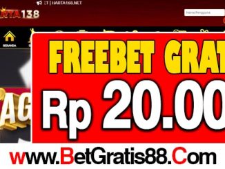 Harta138 Freebet Gratis Rp 20.000 Tanpa Deposit