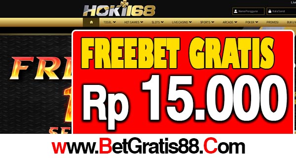 Hoki168 Freebet Gratis Rp 15.000 Tanpa Deposit