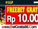 INI188 Freebet Gratis Rp 10.000 Tanpa Deposit