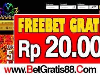 LotusPelangi Freebet Gratis Rp 20.000 Tanpa Deposit