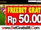 QQBerak Freebet Gratis Rp 50.000 Tanpa Deposit