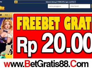 TogelKita Freebet Gratis Rp 20.000 Tanpa Deposit