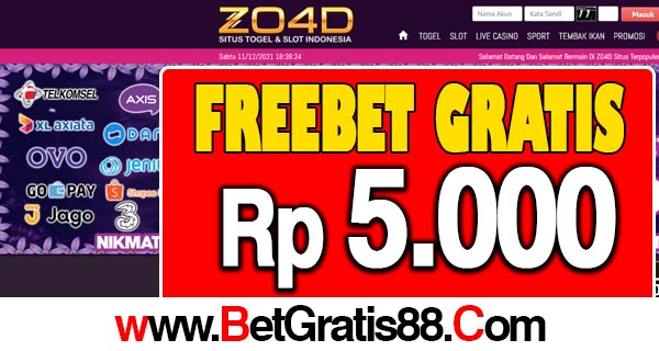 ZO4D Freebet Gratis Rp 5.000 Tanpa Deposit