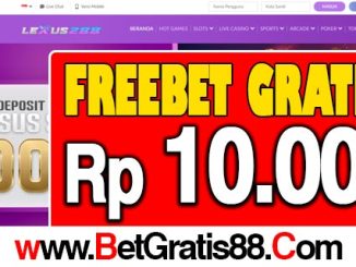 Lexus288 Freebet Gratis Rp 10.000 Tanpa Deposit