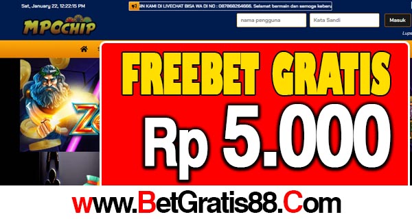 MPOChip Freebet Gratis Rp 5.000 Tanpa Deposit