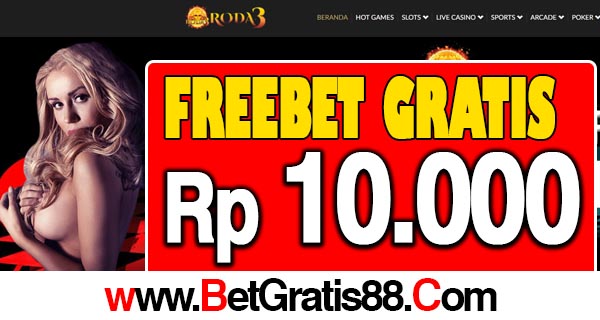 RODA3 Freebet Gratis Rp 10.000 Tanpa Deposit