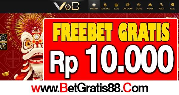 Link VOBBet Freebet Gratis Rp 10.000 Tanpa Deposit