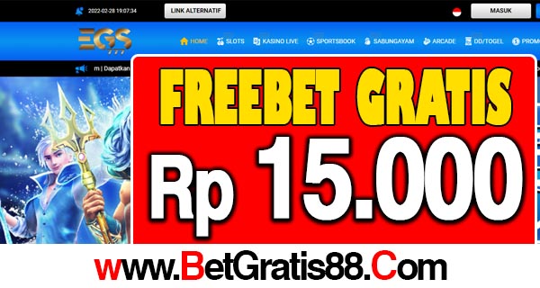 EGS777 Freebet Gratis Rp 15.000 Tanpa Deposit