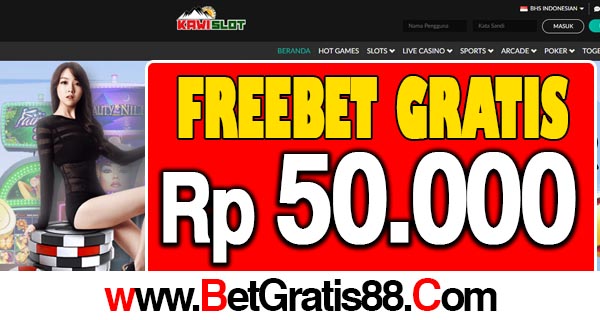 KAWISlot Freebet Gratis Rp 50.000 Tanpa Deposit