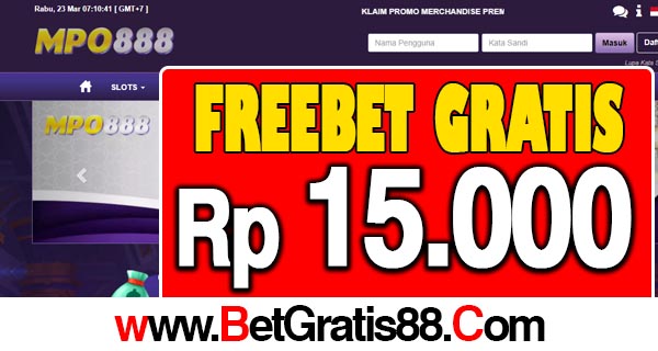 MPO888 Freebet Gratis Rp 15.000 Tanpa Deposit