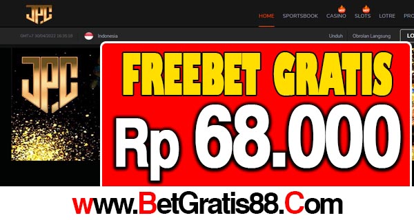 JPC138 Freebet Gratis Rp 68.000 Tanpa Deposit